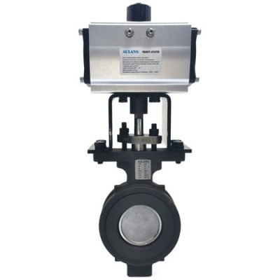 氣動(dòng)對(duì)夾式高性能蝶閥